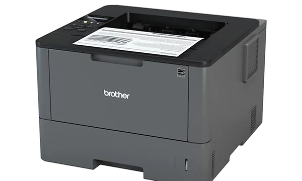 Harmaa Brother-lasertulostin