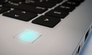 Kannettavan tietokoneen sormenjälkitunnistin