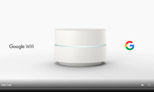 kuvakkaappaus google wifi -videosta