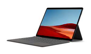 Surface Pro X valkoisella taustalla
