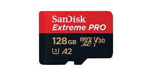 Tuotekuva Sandisk MicroSDXC Extreme Pro 128 Gt -muistikortista