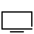 Category - black&white icon - television - Homepage FI
