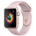 Apple Watch Series 3 -älykello - 38 mm - Pink Sand - urheiluranneke