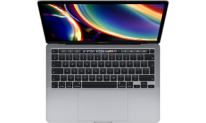 Tähtiharmaa MacBook Pro 13 2020 Intel-prosessorilla