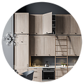 Round kitchen fronts image