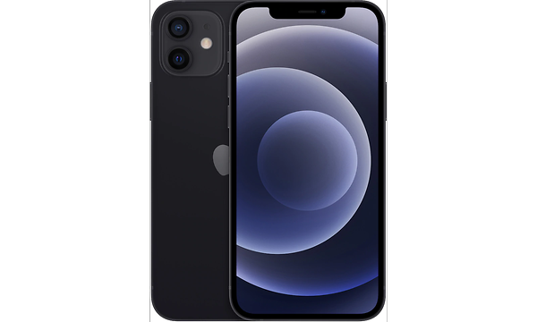 Musta iPhone 12 -tuotekuva