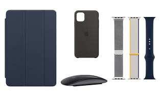 Apple-laitteiden tarvikkeita - iPad ja iPhone-kuoret, Magic Mouse ja Apple Watch -rannekkeet