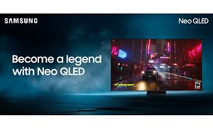 TV - Samsung Neo QLED - gaming - yläbanneri