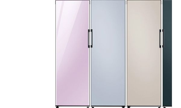 MDA - Samsung Bespoke - Tuotekuva jääkaapin eri väreistä