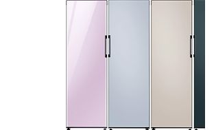 MDA - Samsung Bespoke - Tuotekuva jääkaapin eri väreistä
