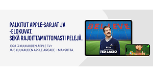 Apple Arcade & Apple TV+ -kampanjan mainoskuva