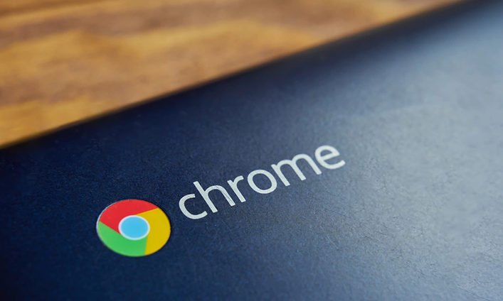 Lähikuva Chromebook-logosta