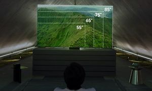 Samsung Super Neo QLED - TV joka näyttää eri tuumakokoja