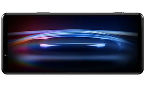Sony Xperia PRO-I-puhelimen näyttö, jossa näkyy erilaisia värejä