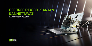 Laptops with GeForce RTX 30-series graphics FI