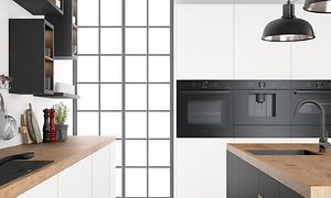 Bosch-keittiöliesituuletin modernissä tyyliikkäässä keittiössä