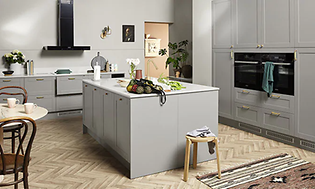 Teräksen harmaa Epoq Shaker Steel Grey -keittiö