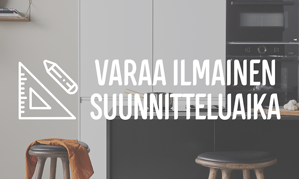 Varaa ilmainen suunnitteluaika -banneri