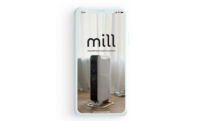 Mill-sovellus älypuhelimen näytöllä