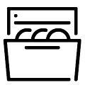 Category - black&white icon - appliances - Homepage FI
