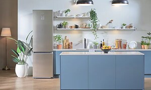 Samsung Cooling -jääkaappi keittiössä
