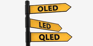 LED OLED QLED