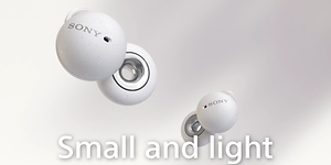 Sony-kuulokkeet - Valkoiset Sony LinkBuds -kuulokkeet