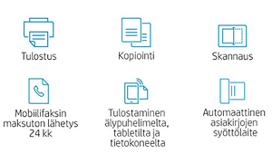 HP_DeskJet_4130e ikoneita ja suomenkieliset tekstit