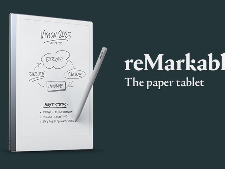 reMarkable 2 on digitaalinen muistikirja, joka muistuttaa oikeaa paperia.