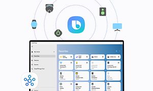 SmartThings -hallintapaneeli Galaxy Book2 360 -laitteella