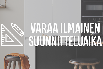 Varaa ilmainen aika keittiösuunnittelijalle -banneri