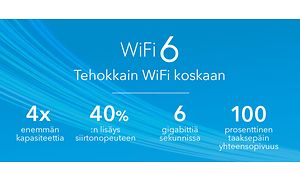 Tietoja WiFi 6 -yhteydestä