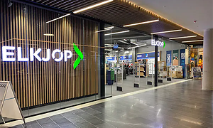 Elkjop-myymälän julkisivu
