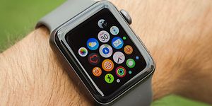 Telecom - smart watch - Closeup of smart watch on man's wrist - 4000x3200
