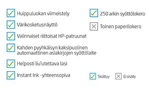 Tulostimen ominaisuudet