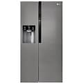 Whitegoods - LG - side-by-side - combined fridge and freezer - stainless steel
