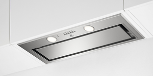 Electrolux integrated hood in stainless steel