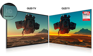 Samsung QLED TV vertailussa OLED TV:n kanssa