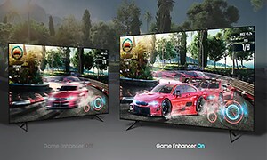 Samsung QLED TV Game Enhancer -teknologialla
