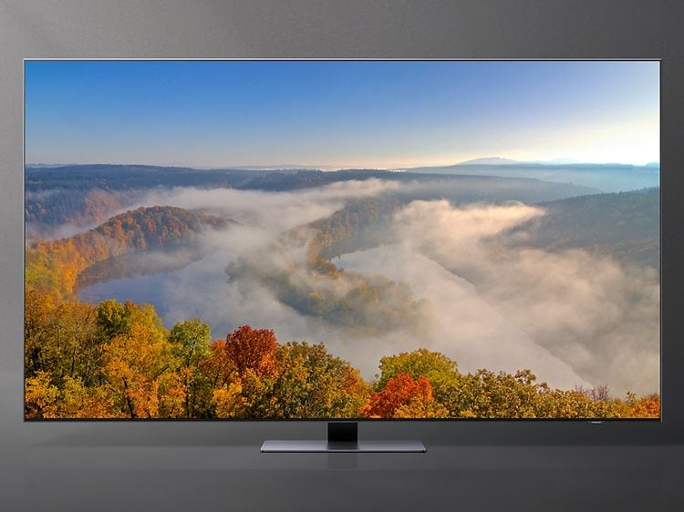 Samsung-tv-QN85A- TV:ssä luontokuvaa