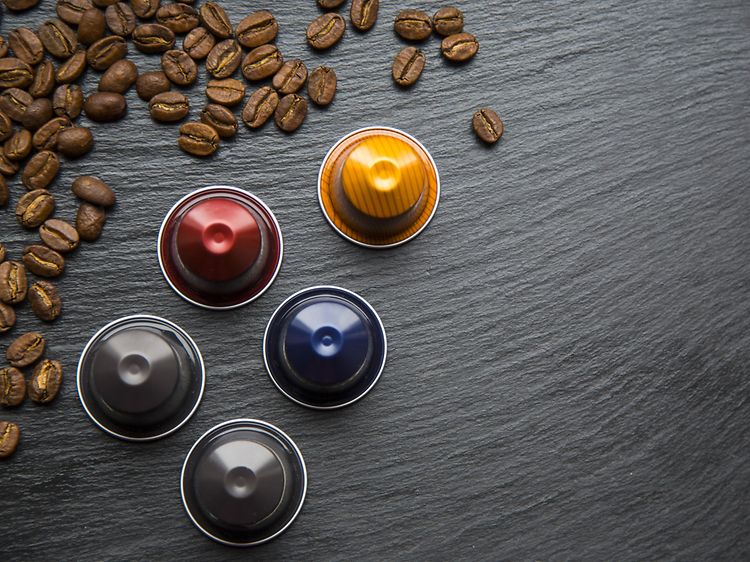 Coffee capsules and coffee beans