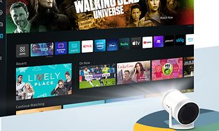 Samsung-TV - Äly-TV-valikko television ruudulla