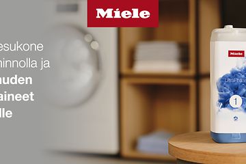 Miele TwinDos -kampanja -Yläbanneri