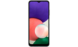 Tele - Low-range comparison - Samsung Galaxy A22 5G -puhelin etupuolelta