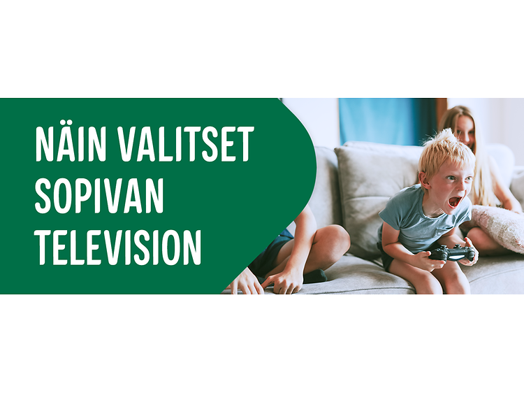 calman - näin valitset sopivan television -banneri