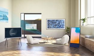 Samsung-TV olohuoneessa