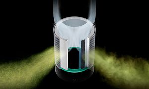 Dyson Pure Cool Tower PP00 -ilmanpuhdistin vangitsee ilmassa olevia bakteereita HEPA-suodattimeen