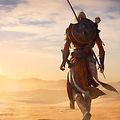 Assassin's Creed -pelihahmo kävelee aavikolla
