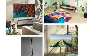 OLED G2-televisio - Gallery Design - kollaasi eri televisioista