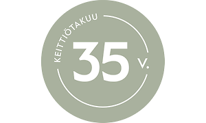 Pyöreä 35-vuoden Epoq-keittiötakuun logo